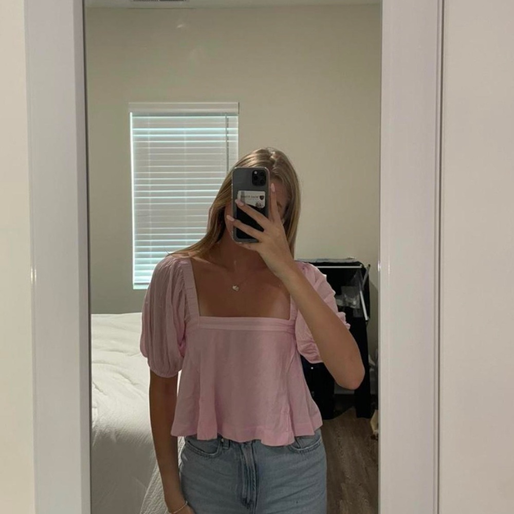 pink urban outfitters blouse/top